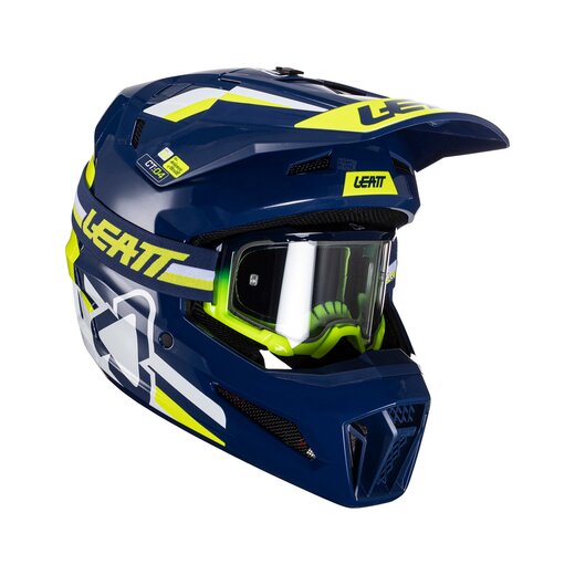 Мотошлем Leatt Moto 3.5 Helmet Kit (Blue, S, 2024 (1024060401)) pitbikemarket.ru