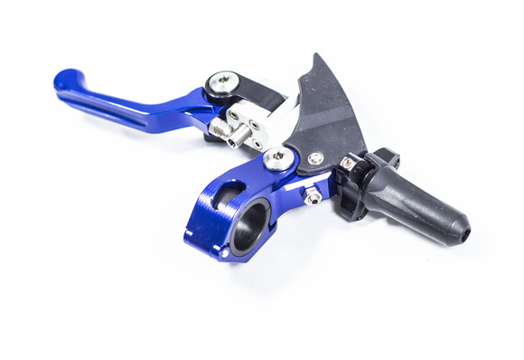 Рычаг сцепления складной в сборе короткий Avantis Enduro 250/250Pro (Синий) pitbikemarket.ru