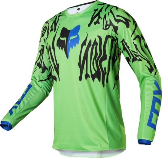 Мотоджерси Fox 180 Peril Jersey (Flow Green, L, 2022 (28150-395-L)) pitbikemarket.ru