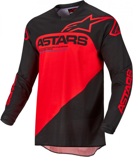 ALPINESTARS Джерси RACER SUPERMATIC JERSEY (черно-красный, 1303, XL) pitbikemarket.ru