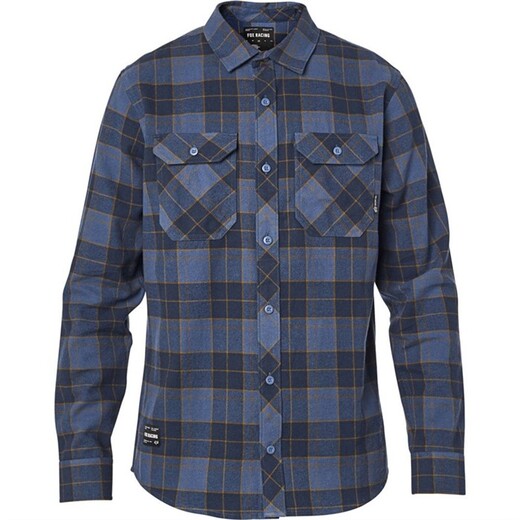Рубашка Fox Traildust 2.0 Flannel Взрослый, XL, синий, 2020 (23826-156-XL) pitbikemarket.ru