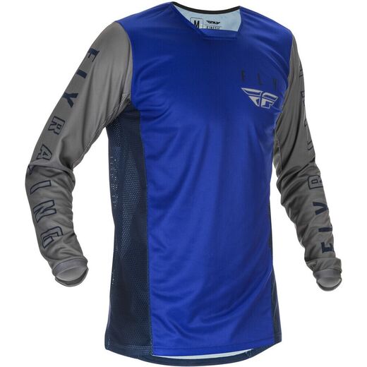 Джерси FLY RACING KINETIC K121 синяя/серая 2021 L pitbikemarket.ru