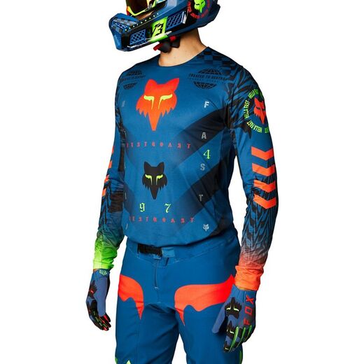 Мотоджерси Fox Flexair Mawlr Jersey Dust Blue, XL, 2021 (26729-157-XL) pitbikemarket.ru