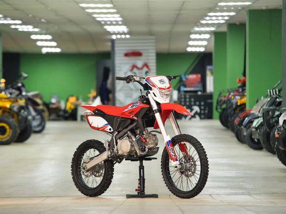 Питбайк Apollo RFZ Y 150X-LE, 19/16, 2024 (Красный) (фара, электростартер) pitbikemarket.ru