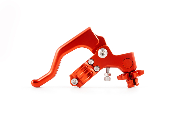 Рычаг сцепления легкого выжима в сборе (универсальный) оранжевый pitbikemarket.ru