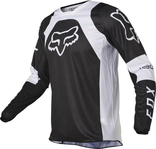 Мотоджерси Fox 180 Lux Jersey (Black/White, XXL, 2022 (28144-018-2X)) pitbikemarket.ru