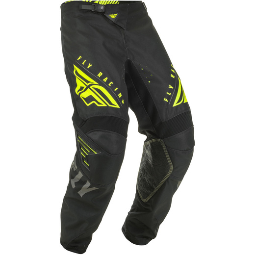 Брюки для мотокросса FLY RACING KINETIC K220 черные/серые/Hi-Vis желтые (2020) 30 pitbikemarket.ru