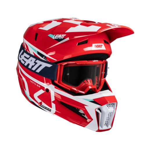 Мотошлем Leatt Moto 3.5 Helmet Kit (Red, M, 2025 ) pitbikemarket.ru