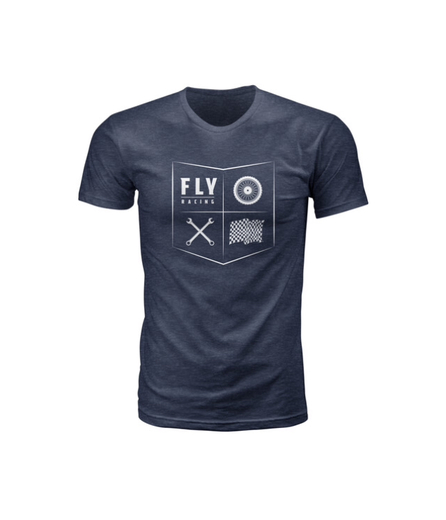 Футболка FLY RACING ALL THINGS MOTO темно-синяя  M pitbikemarket.ru