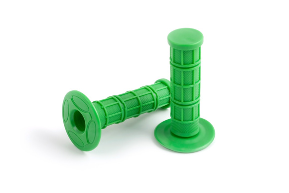 Грипсы универсальные для эндуро мотоцикла и питбайка MX зеленые pitbikemarket.ru