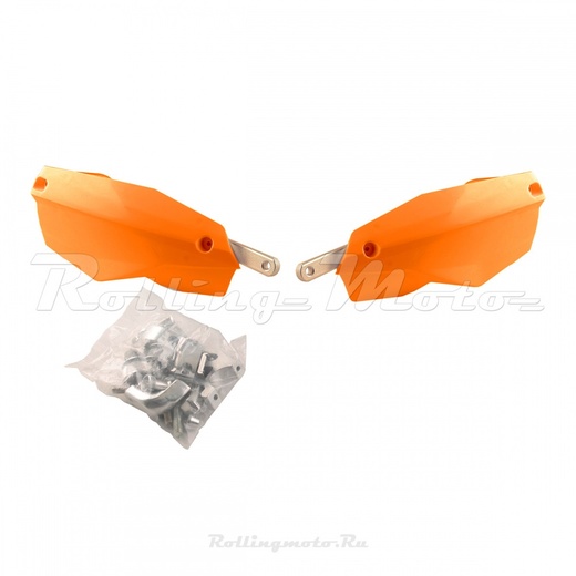 Защита рук (пара) HP24 оранжевая армированная SM-PARTS pitbikemarket.ru