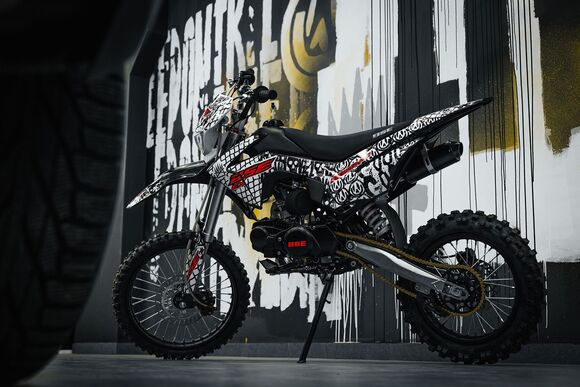 Питбайк BSE EX 125e 14/12 Max13 White Red 1 pitbikemarket.ru