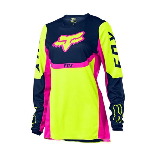 Мотоджерси женская Fox 180 Voke Womens Jersey Женский, L, желтый, 2021 (25855-130-L) pitbikemarket.ru