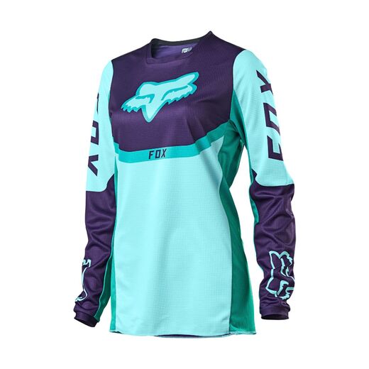 Мотоджерси женская Fox 180 Voke Womens Jersey Женский, S, бирюзовый, 2021 (25855-246-S) pitbikemarket.ru