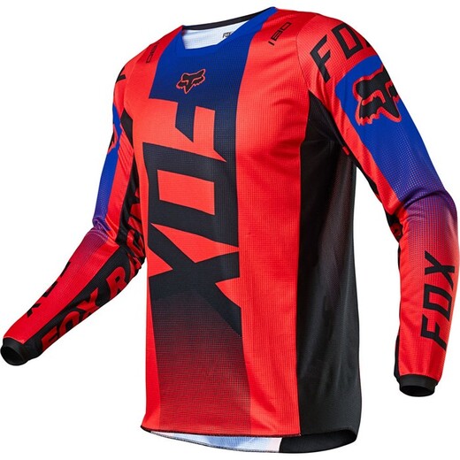 Мотоджерси подростковая Fox 180 Oktiv Youth Jersey Подростковый, YL, красный, 2021 (25864-110-YL) pitbikemarket.ru