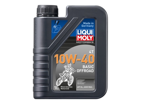 Масло Liqui Moly 4t Offroad Racing Basic 10W-40 , 1л (3059) pitbikemarket.ru