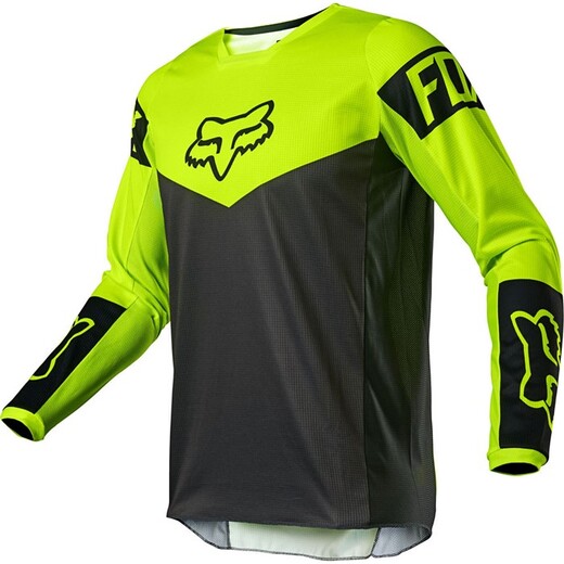 Мотоджерси подростковая Fox 180 Revn Youth Jersey Подростковый, YS, желтый, 2021 (25862-130-YS) pitbikemarket.ru