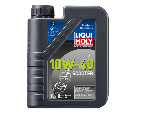 Масло Liqui Moly 4t Scooter 10W-40 (мин.) , 1л. (1618) pitbikemarket.ru