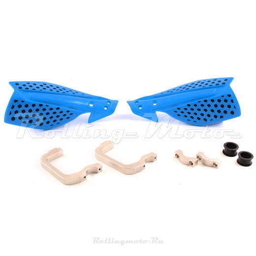 Защита рук MX (пара) HP26 синяя  SM-PARTS pitbikemarket.ru