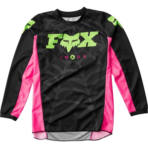 Мотоджерси подростковая Fox 180 Venin Youth Jersey Подростковый, YL, черный, 2021 (24857-001-YL) pitbikemarket.ru