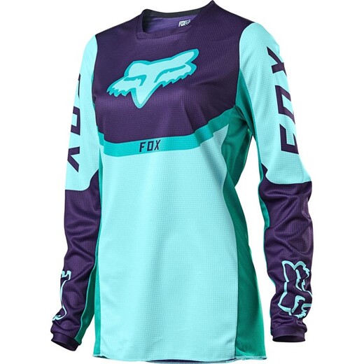 Мотоджерси подростковая Fox 180 Voke Youth Girls Jersey Подростковый, YM, бирюзовый, 2021 (25866-246-YM) pitbikemarket.ru