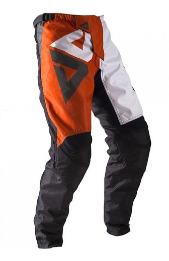 Брюки для мотокросса ATAKI Strike серые/оранжевые  M pitbikemarket.ru