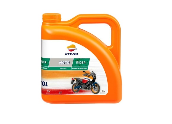 Масло REPSOL 4t MOTO RIDER 10W-40, 4л pitbikemarket.ru