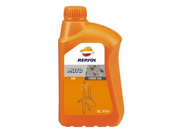 Масло для вилок REPSOL MOTO FORK OIL 5W, 1л pitbikemarket.ru