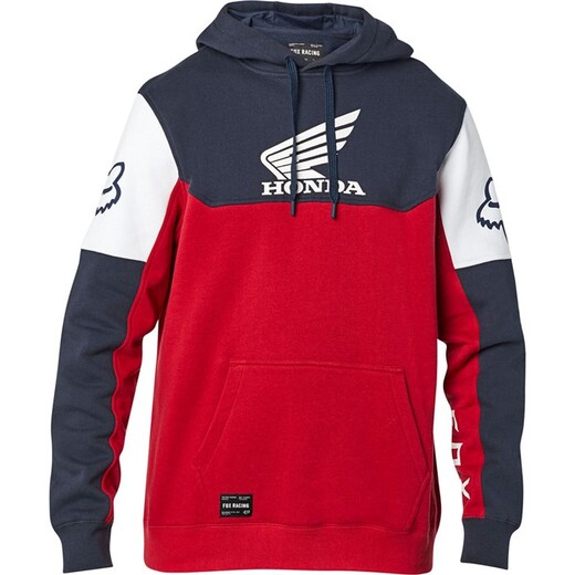 Толстовка Fox Honda Pullover Fleece Взрослый, S, синий, 2020 (25956-248-S) pitbikemarket.ru