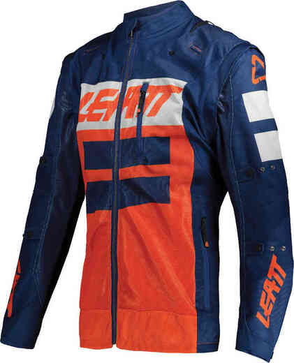 Мотокуртка Leatt GPX 4.5 X-Flow Jacket Ink/Orange L pitbikemarket.ru