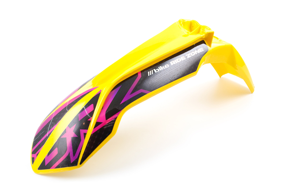 Крыло переднее на эндуро KTM 15-16г.  желтое Рама k5-k7 (с наклейками) pitbikemarket.ru