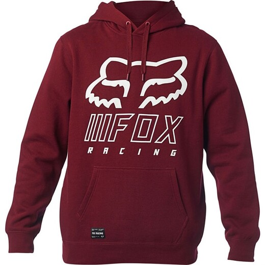 Толстовка Fox Overhaul Po Fleece Взрослый, L, бордовый, 2020 (25959-527-L) pitbikemarket.ru