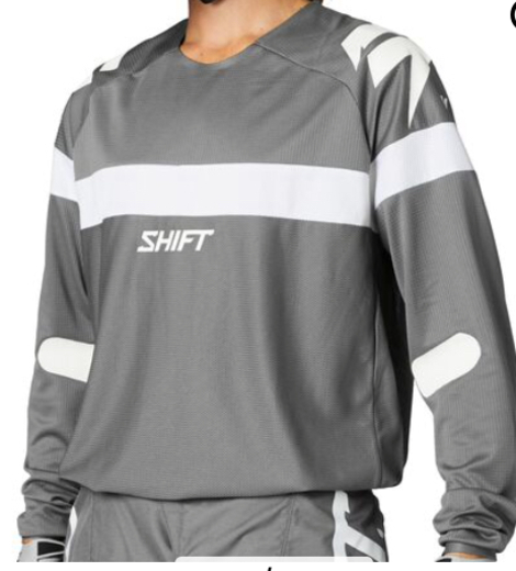 Мотоджерси Shift White Label Void Jersey Grey/White, M, 2021 (26490-187-M) pitbikemarket.ru
