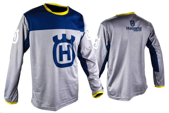 Джерси/футболка для мотокросса Husqvarna #1 (S) pitbikemarket.ru
