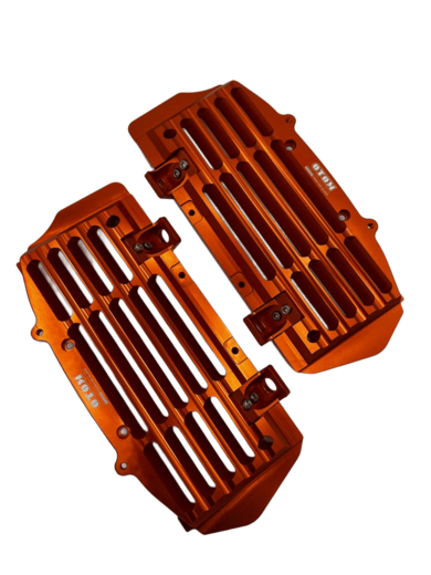 Защита радиаторов CNC тип KTM/ HS OTOM оранжевая pitbikemarket.ru
