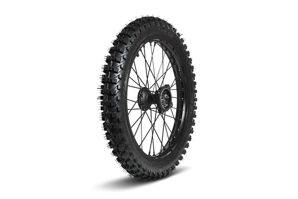 Колесо в сборе переднее для питбайка R 17 (алюминиевое) ось 15мм (без торм.диска) pitbikemarket.ru