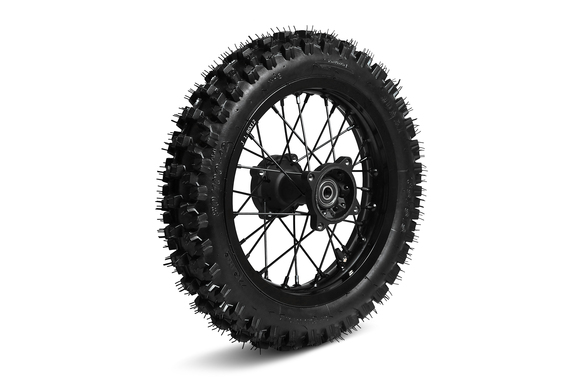 Колесо в сборе заднее для питбайка R 12 (алюминиевое) ось 15мм (без звезды и торм.диска) pitbikemarket.ru