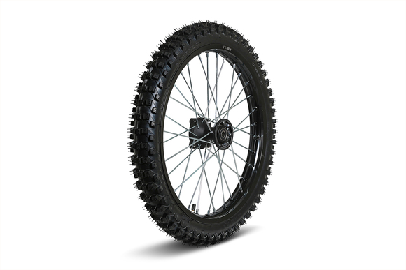 Колесо в сборе для питбайка переднее R 19 (алюминиевое) ось 15мм (без тормозного диска) pitbikemarket.ru