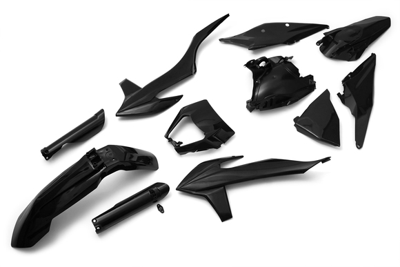 Комплект пластика полный для эндуро мотоцикла тип KTM 2019-2023 (Рама К8) Черный pitbikemarket.ru