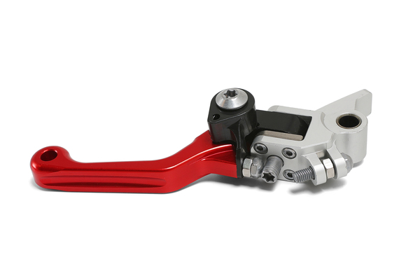 Рычаг тормозной складной CNC OTOM красный (KEWS) pitbikemarket.ru