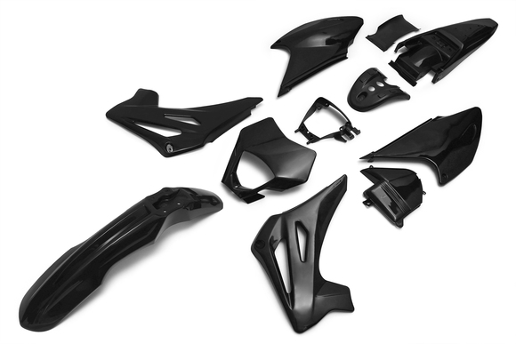 Комплект пластика  BRZ Z7 /OXO LITE 300/ Chebur CB300 /Progasi Palma/ PROCIDA CB250D черный pitbikemarket.ru