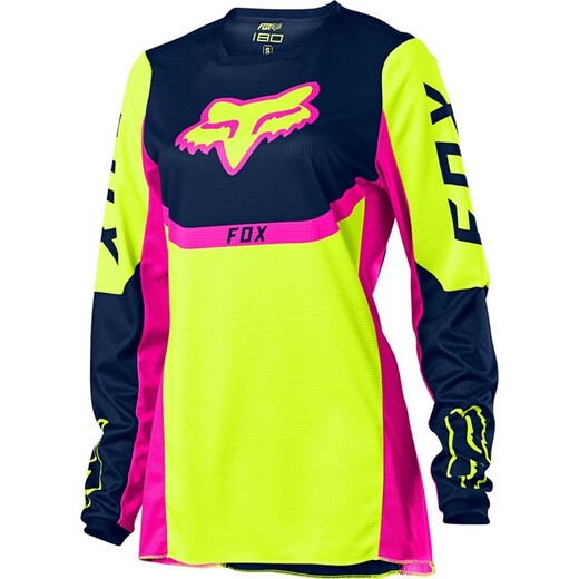 Мотоджерси подростковая Fox 180 Voke Youth Girls Jersey Flow Yellow, YL, 2021 (25866-130-YL) pitbikemarket.ru
