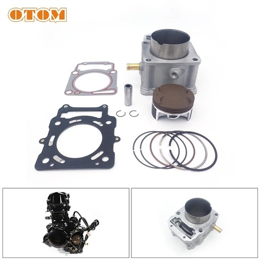 Цилиндро-поршневая группа (ЦПГ) Big Bore в сборе для ZS 174-5 MN (NB300) OTOM 77мм 350cc pitbikemarket.ru