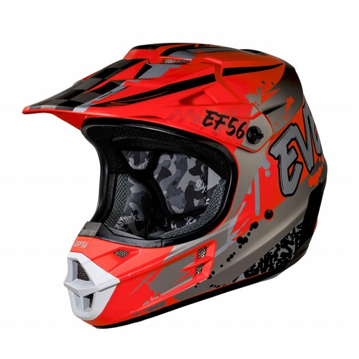 Шлем Base MX Красный/Серый матовый ABC (M) pitbikemarket.ru