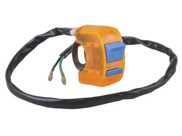 Пульт универсальный стоп двигателя / вкл-выкл фары оранжевый (3 провода) pitbikemarket.ru