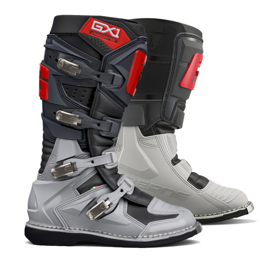 Мотоботы Gaerne GX-1 Evo Anthracite/Grey/Red, 46 pitbikemarket.ru