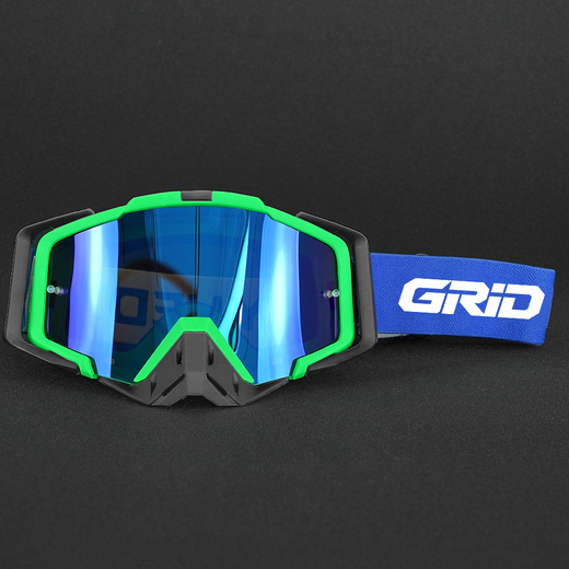 Очки GRID 4.5 (Черный/Зеленый) pitbikemarket.ru