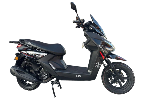 Скутер SPRMOTORS Zoom-9 (Черный) pitbikemarket.ru