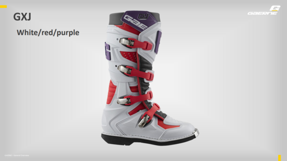 Мотоботы детские Gaerne GXJ White/Red/Purple 37 pitbikemarket.ru