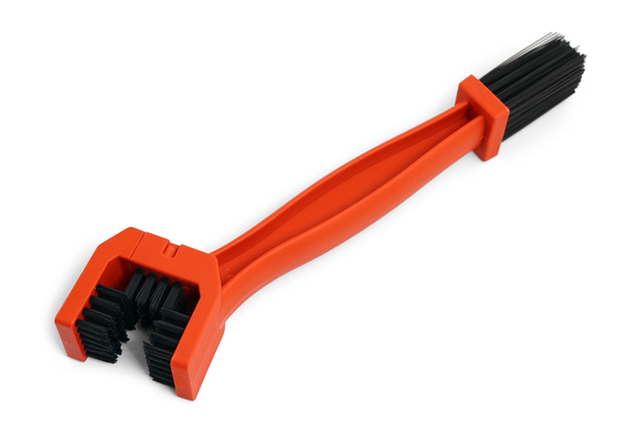 Щётка для чистки цепи мотоцикла оранжевая pitbikemarket.ru